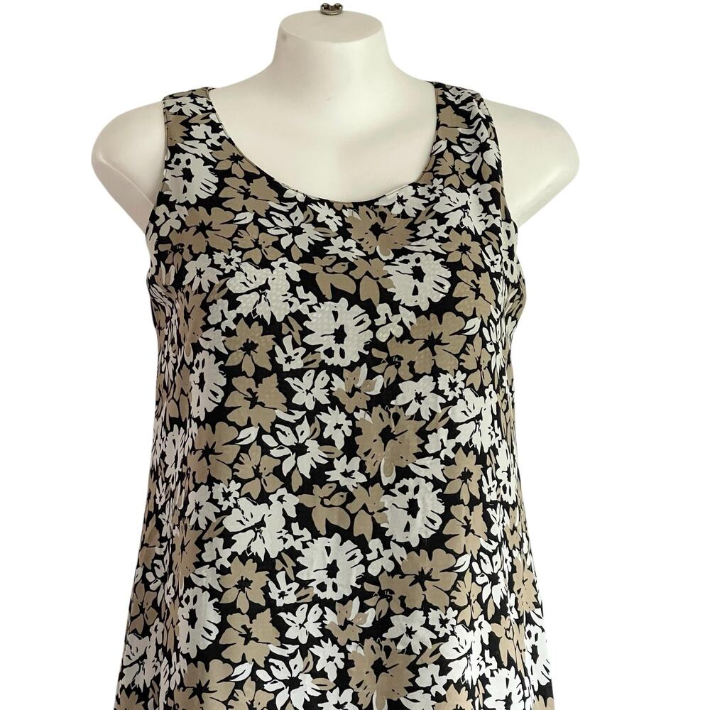 Autumn Floral Reversible Midi Dress: 90s, Y2K